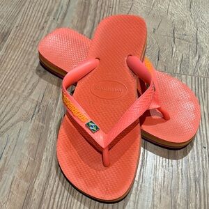 Havaianas Vibrant Orange Sandals